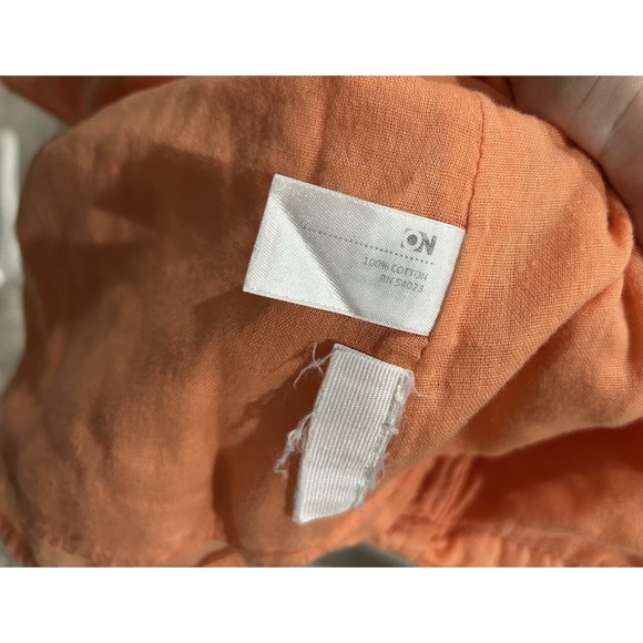 Vintage Old Navy Y2K Babydoll Cotton Tank Top Size M Tie Waist Ruffle Top Dainty - Picture 9 of 11